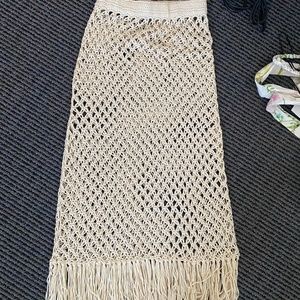 Crochet Lulus Cover Up Skirt